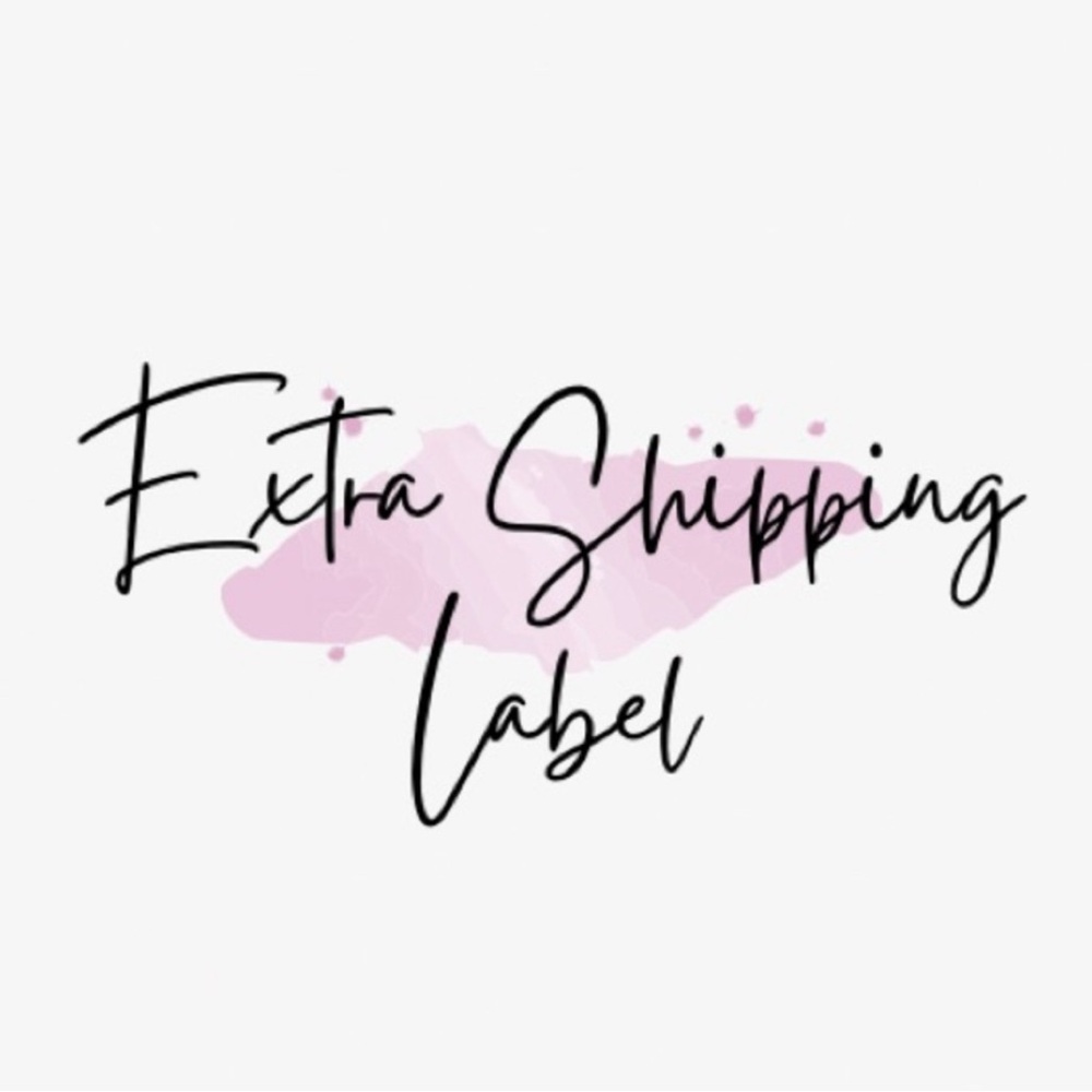 Stylish Pink Shipping Label